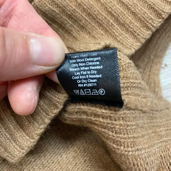 Jenni Kayne Wool Cashmere Cardigan Sweater Women's XL Minimalist